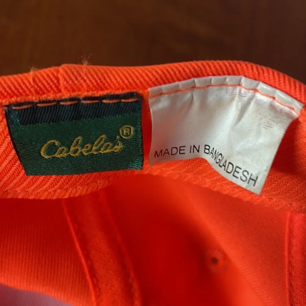 Cabela's Bright Orange Ball Cap